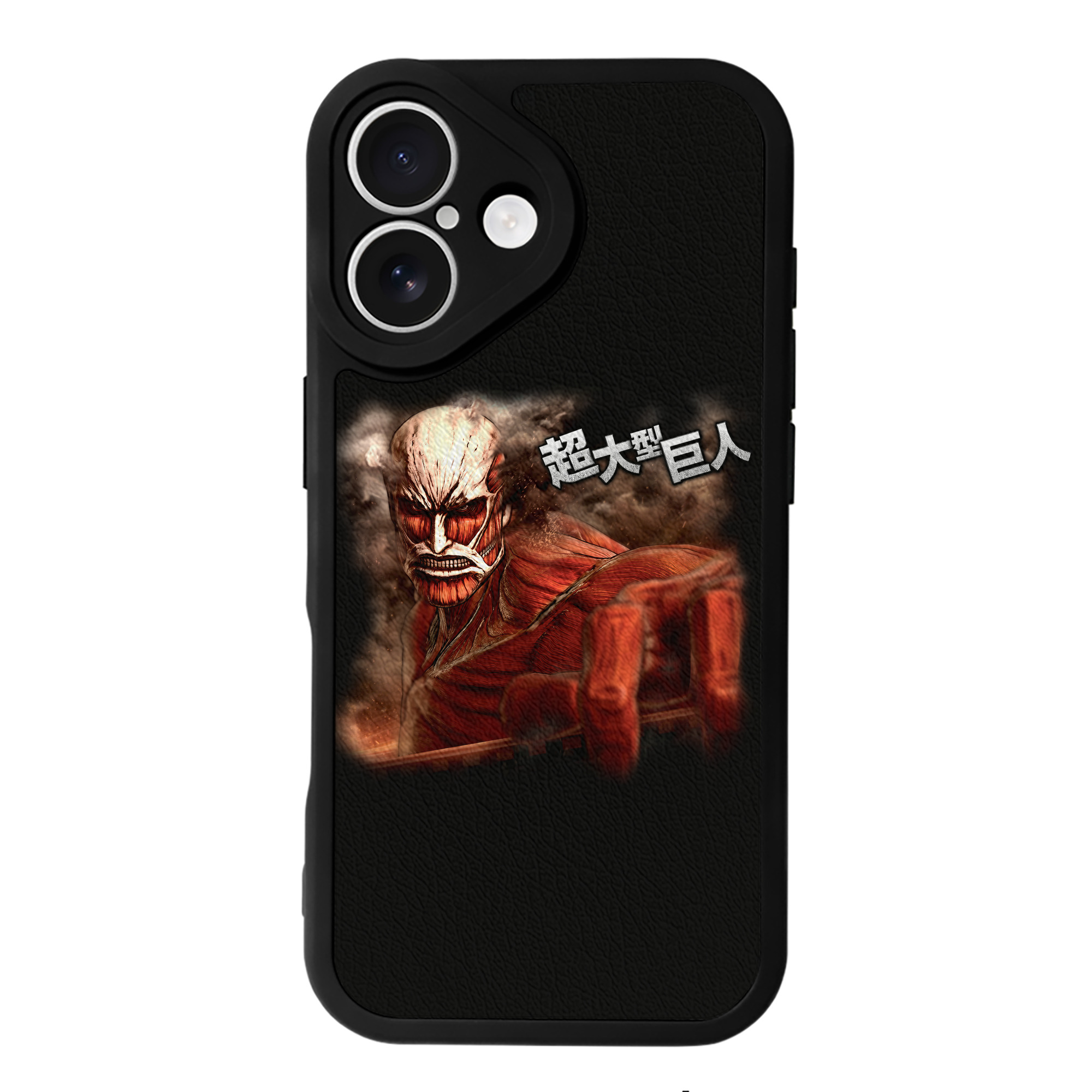 （画像用） 進撃の巨人 Attack on Titan 【iPhone 16シリーズ対応】シリコンスマホケース（レザー調） 材質：シリコン